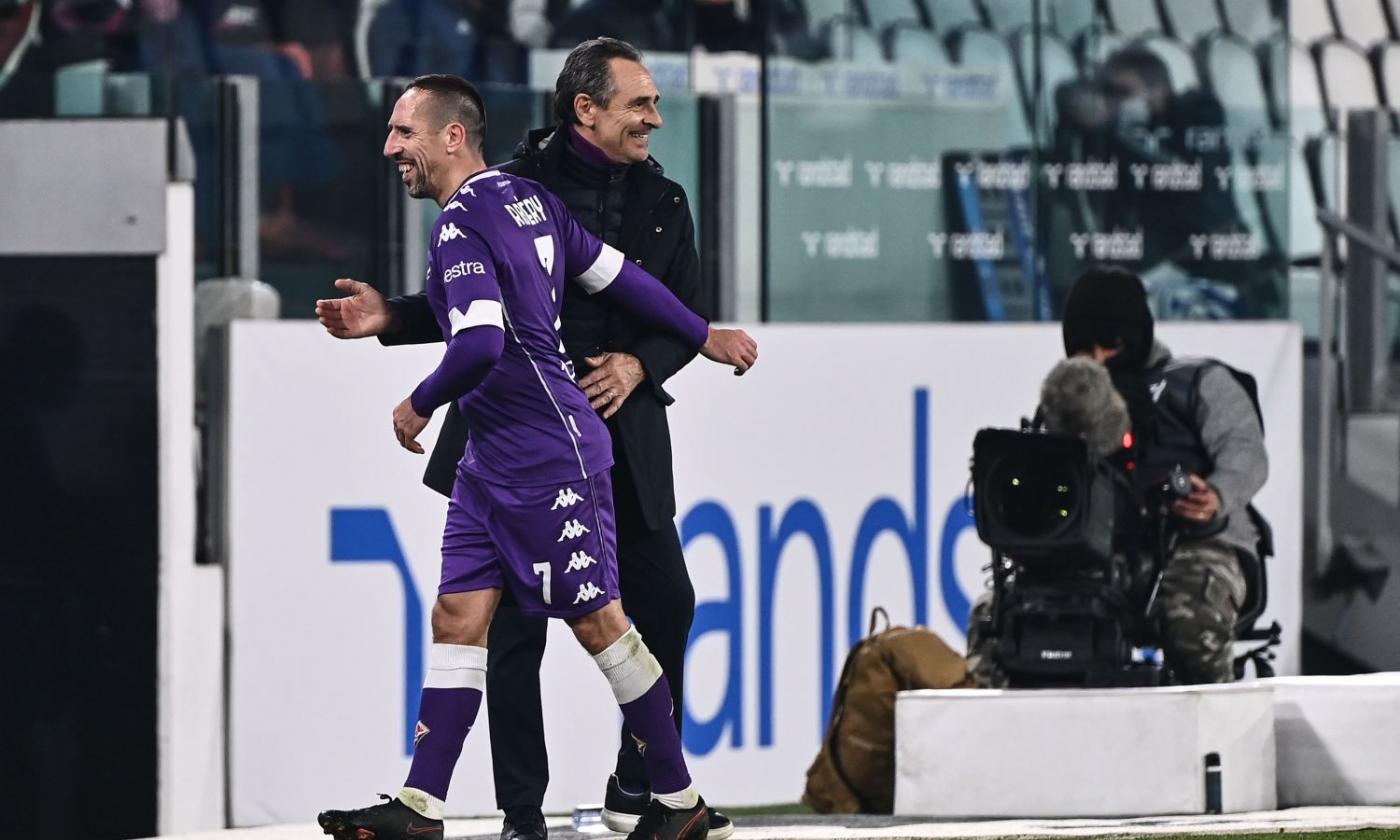 Fiorentina, gelo tra Ribery e Prandelli