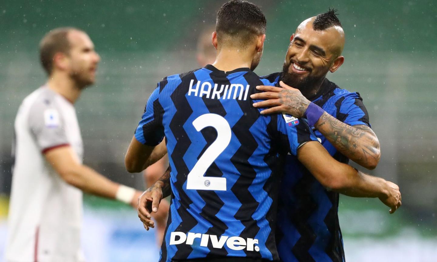 Inter-Bologna 3-1, il tabellino