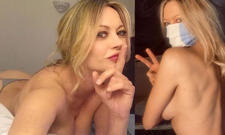 La Lazio vince il derby e Anna Falchi si spoglia ancora: '3 a zitti' FOTO