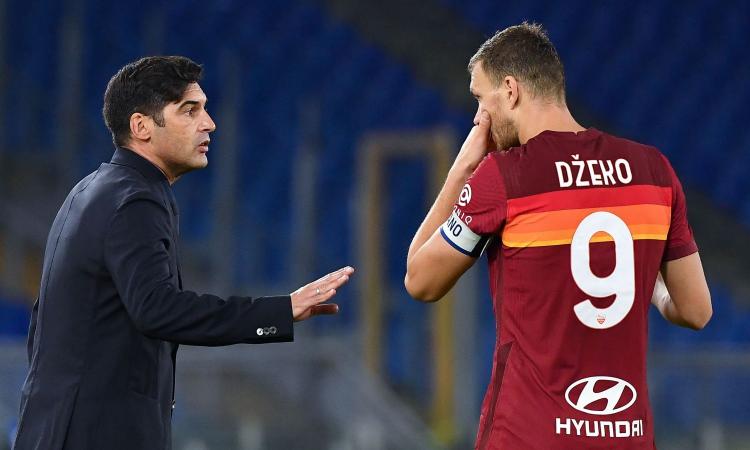 Roma ad alta tensione: Fonseca vieta a Dzeko di allenarsi in gruppo