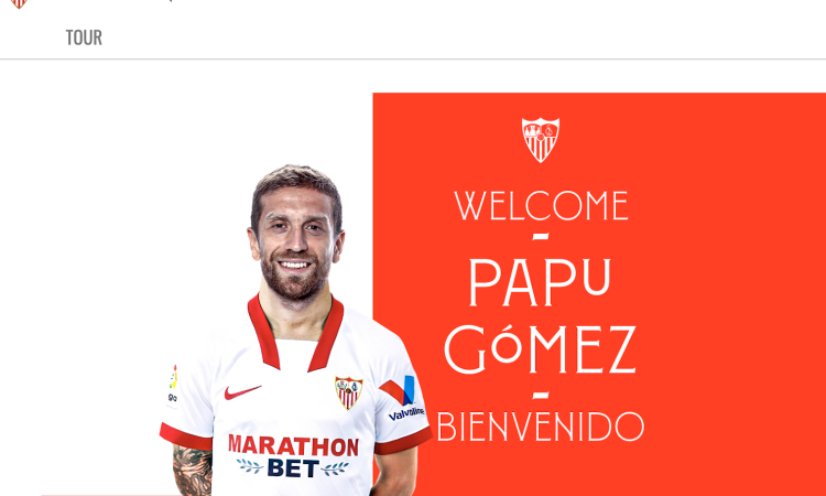 UFFICIALE: il Papu Gomez è un nuovo giocatore del Siviglia