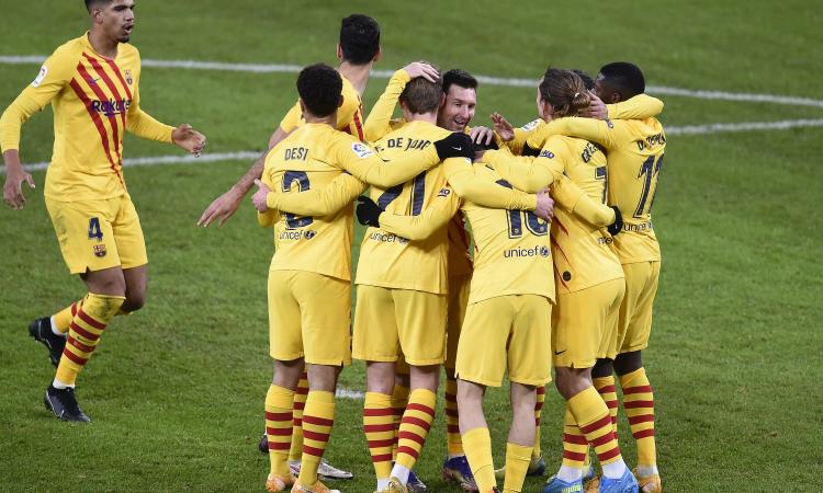 Liga: il Barcellona sorride nel recupero: 3-2 all'Athletic ...
