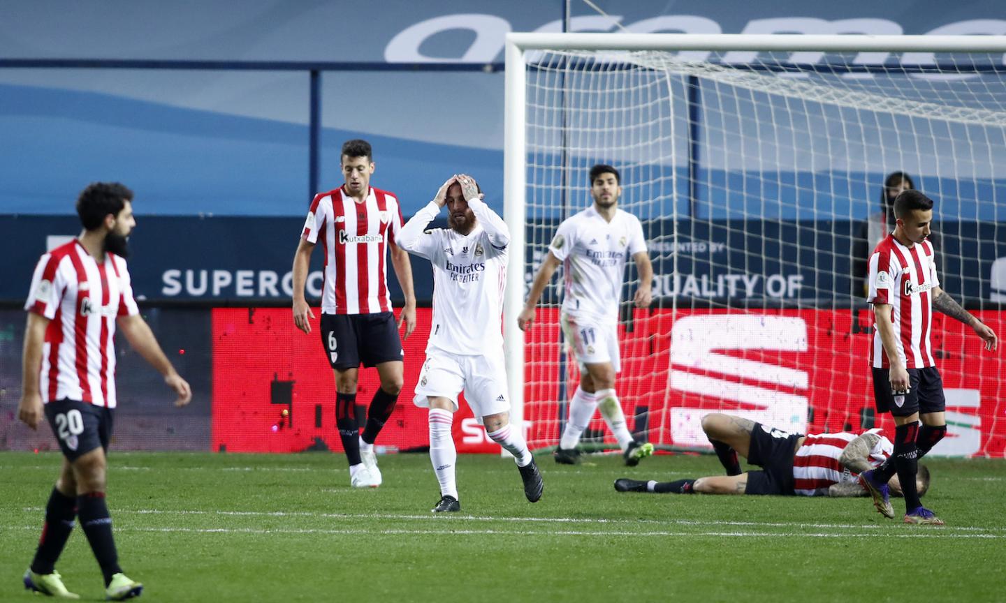 Supercoppa di Spagna: cade a sorpresa il Real Madrid, l'Athletic Bilbao raggiunge il Barcellona in finale