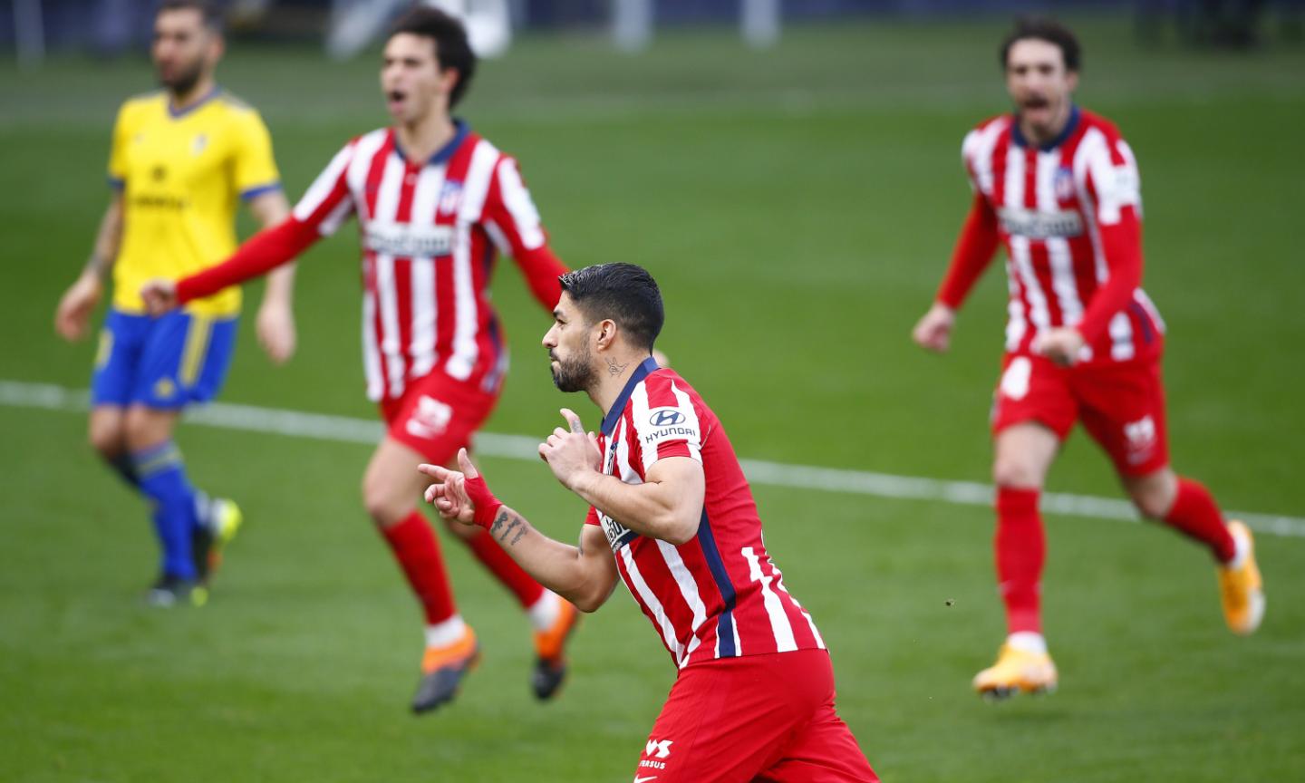 Liga: poker Atletico a Cadice, Simeone a +10 sul Real! Granada 0-0. Barcellona-Athletic 2-1, Messi fa 650