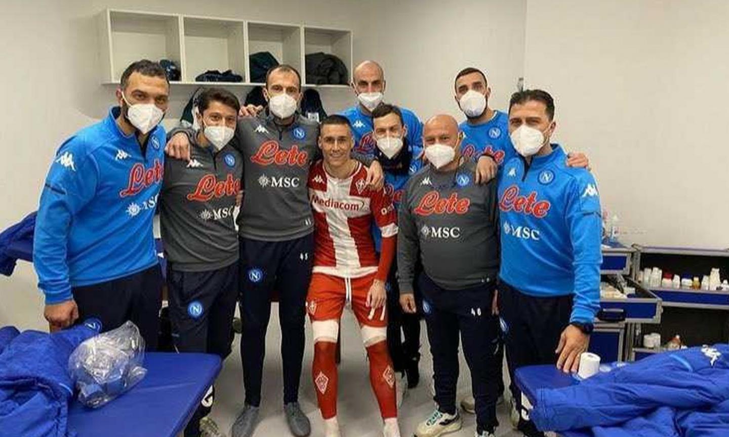 Fiorentina, Callejon nella bufera: foto e sorrisi con lo staff del Napoli. La ricostruzione