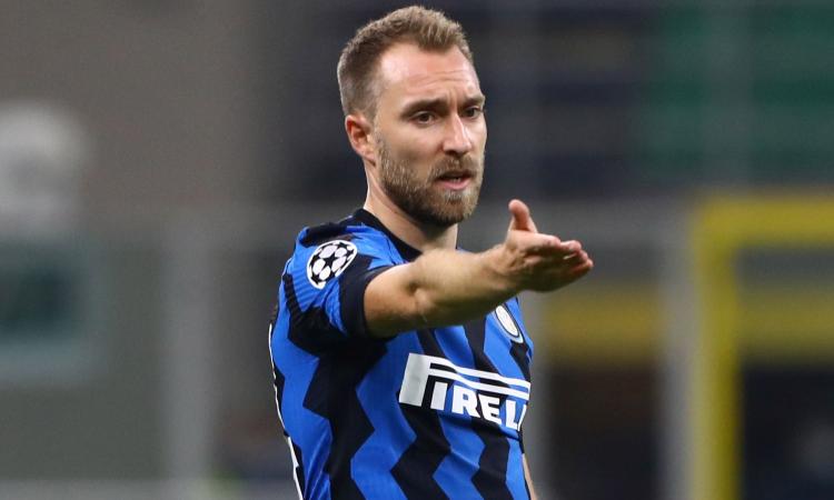 Inter, Eriksen: 'Mi trovo sempre meglio nel ruolo di mezzala'