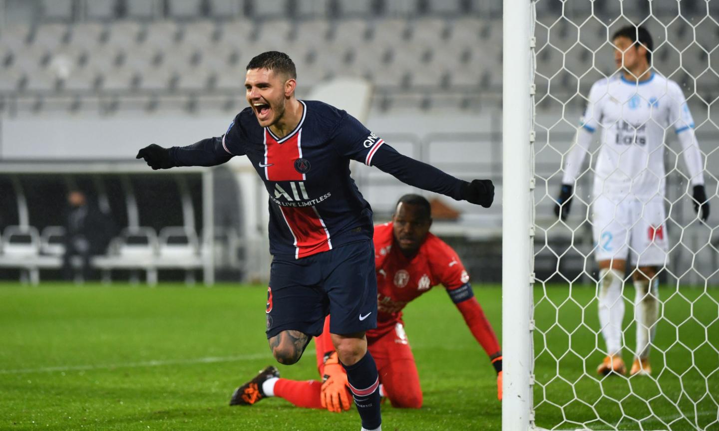 Supercoppa di Francia al PSG: Marsiglia battuto 2-1, Icardi segna e guadagna il rigore trasformato da Neymar VIDEO