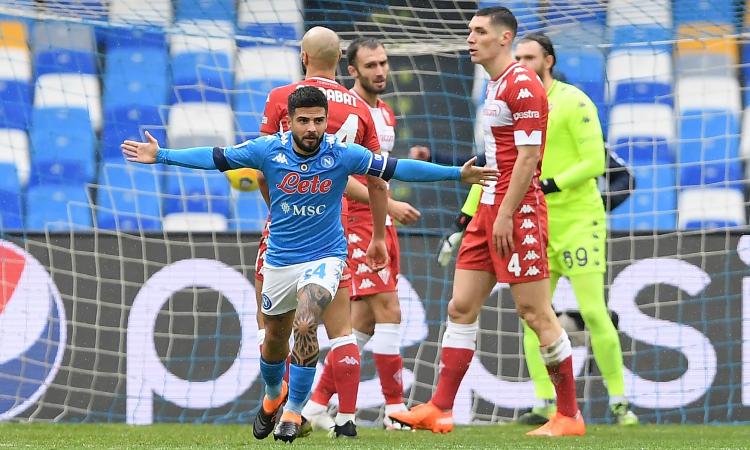 Il Napoli gioca a tennis: 6-0 a una Fiorentina da retrocessione