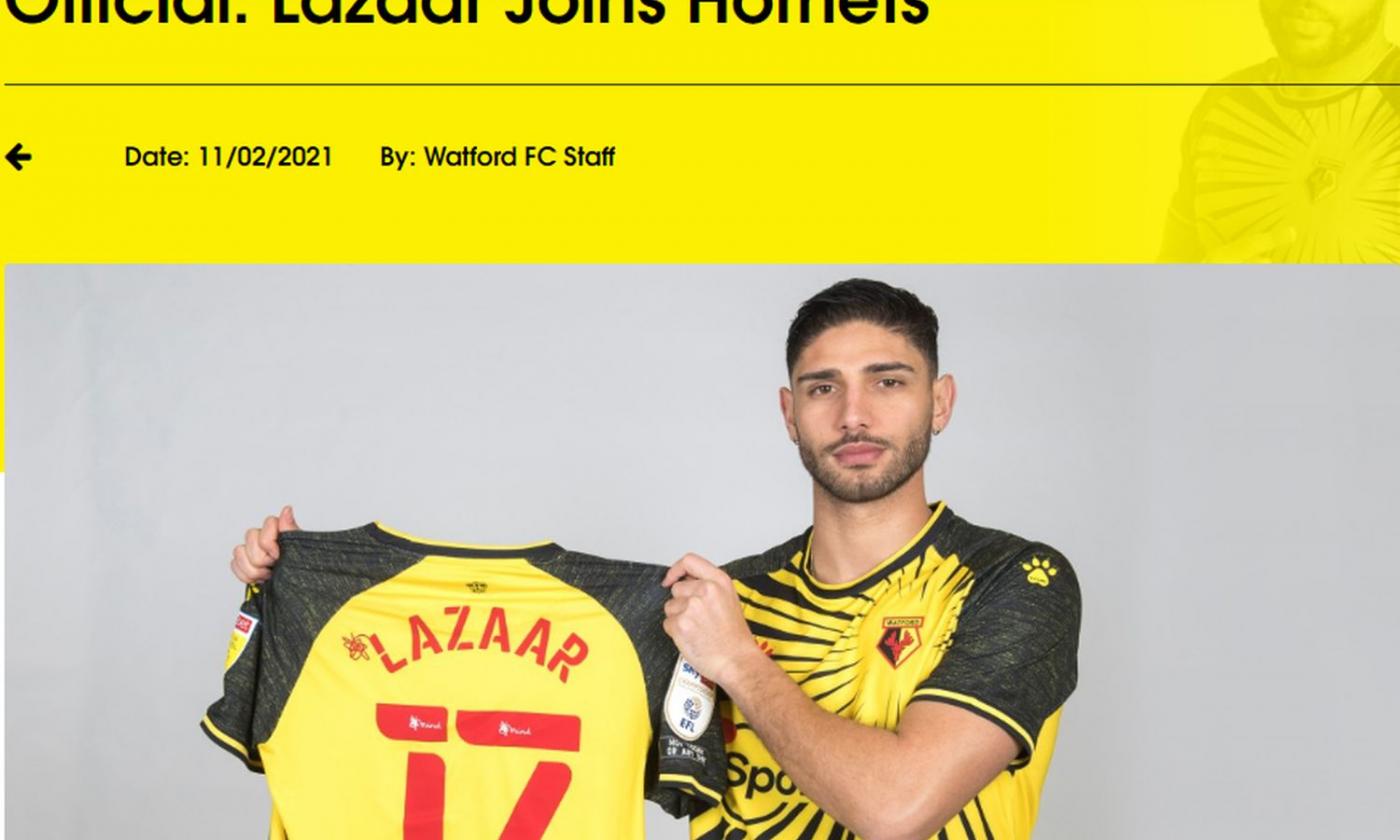 Watford, UFFICIALE: ecco Lazaar, i dettagli