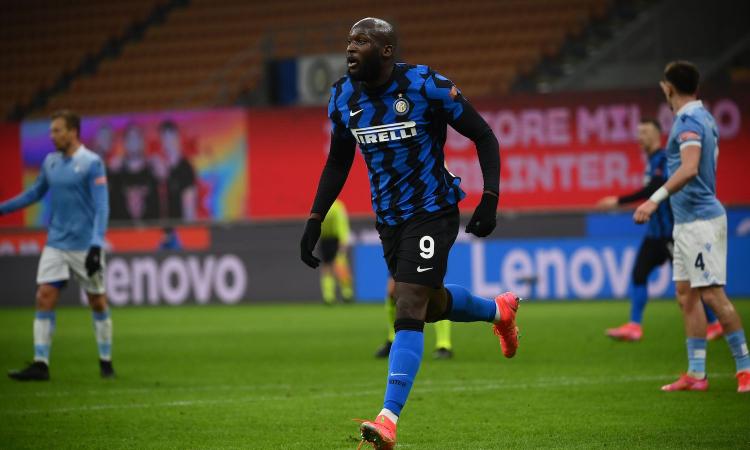 Inter, doppietta da record per Lukaku: sono 300 gol tra club e nazionale a 27 anni