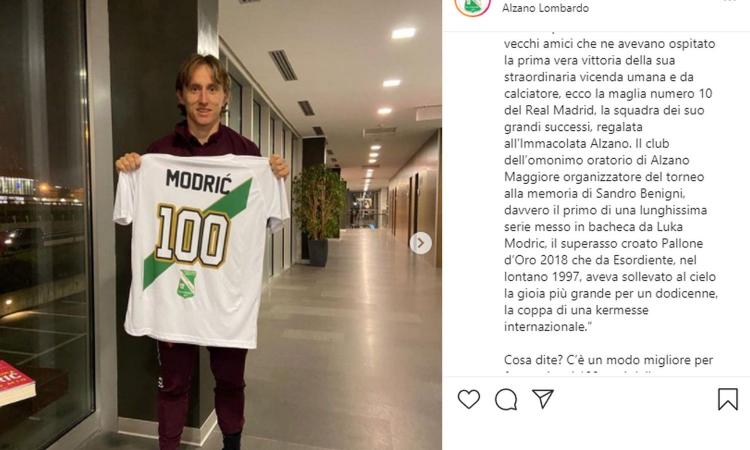 Atalanta-Real, Modric non dimentica un torneo del 1997: regala una maglia 'agli  amici dell'oratorio di Alzano' FOTO | Estero | Calciomercato.com