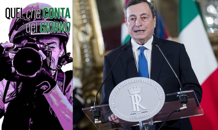 Draghi è già unico: non pensa a chi c'era prima di lui. Ma Di Battista lo boccia perché... è il migliore