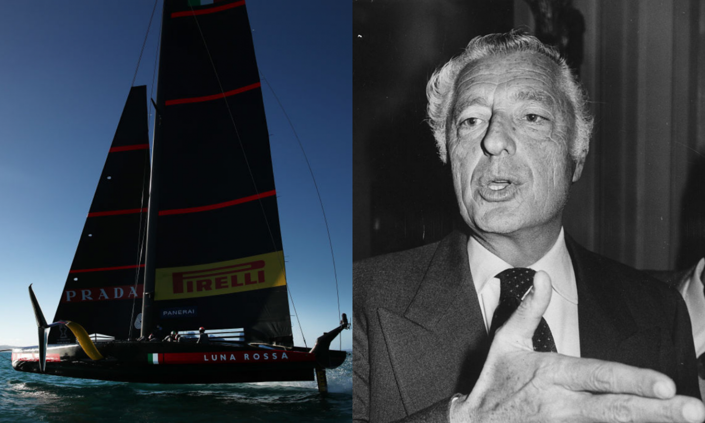 Dal cielo scese Gianni Agnelli e 'Luna Rossa' si fece da parte