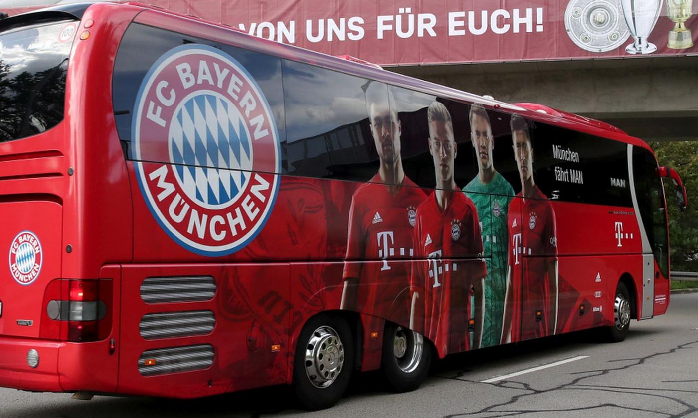 Champions, il Bayern Monaco è arrivato a Roma VIDEO