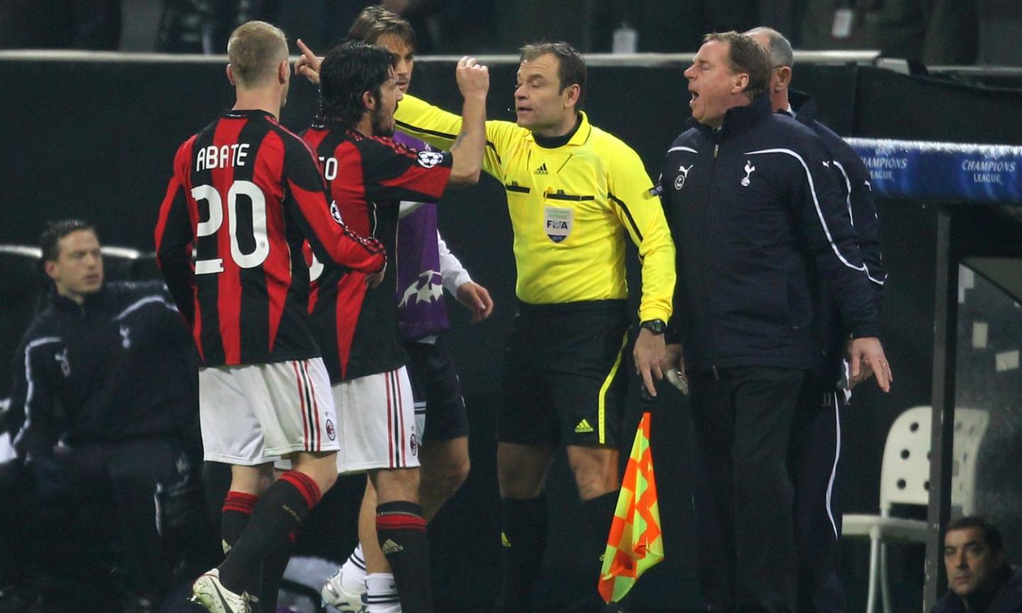 Milan, 10 anni fa il ko col Tottenham. Redknapp: 'Che squadra! Allegri un grande'