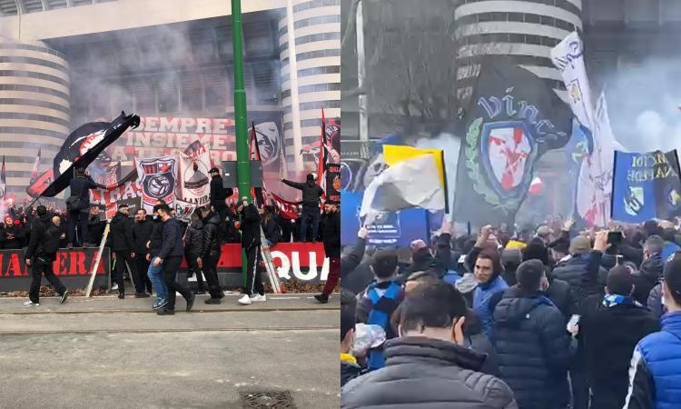 Milan e Inter, partono identificazioni e multe per il maxi-assembramento fuori da San Siro