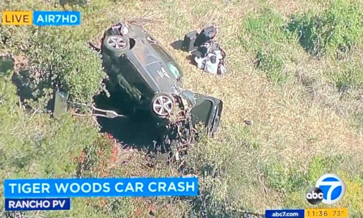 Grave incidente stradale a Los Angeles per il golfista Tiger Woods: operato alle gambe VIDEO