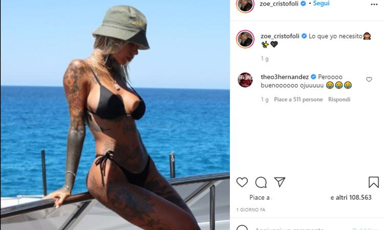 Zoe Cristofoli, nuova FOTO in bikini in barca. Il commento di Theo e la provocazione...