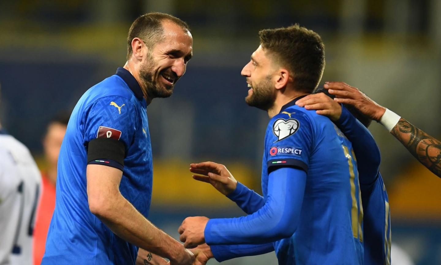 L'Italia ne perde tre: Chiellini, Berardi e Caputo lasciano il ritiro