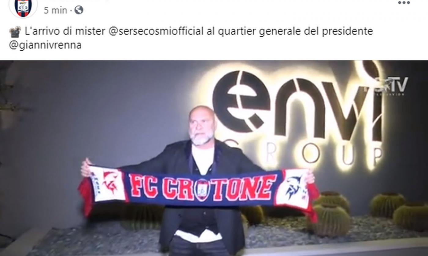 Crotone, ecco Cosmi: il VIDEO dell'incontro con il presidente Vrenna