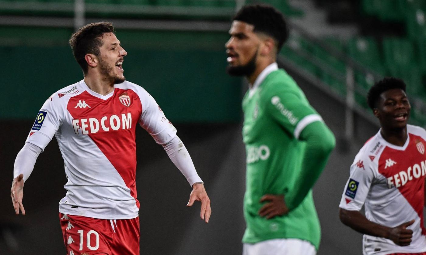 Ligue 1, Jovetic apre la goleada del Monaco: 4-0 al St. Etienne, Kovac a -1 da Lione e Psg