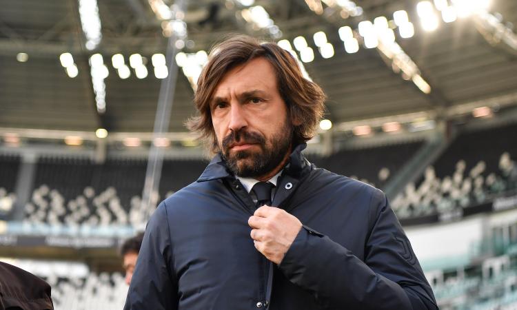 Juventus, Pirlo rischia la panchina: crolla la quota dell'esonero