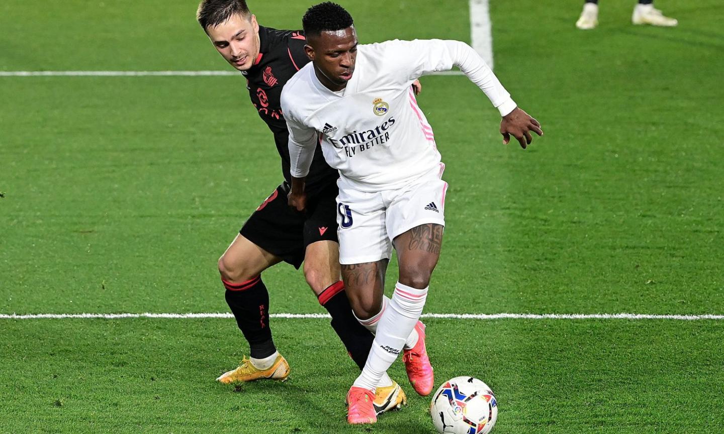 Vinicius salva il Real Madrid all'89': 1-1 con la Real Sociedad, i Blancos secondi insieme al Barcellona