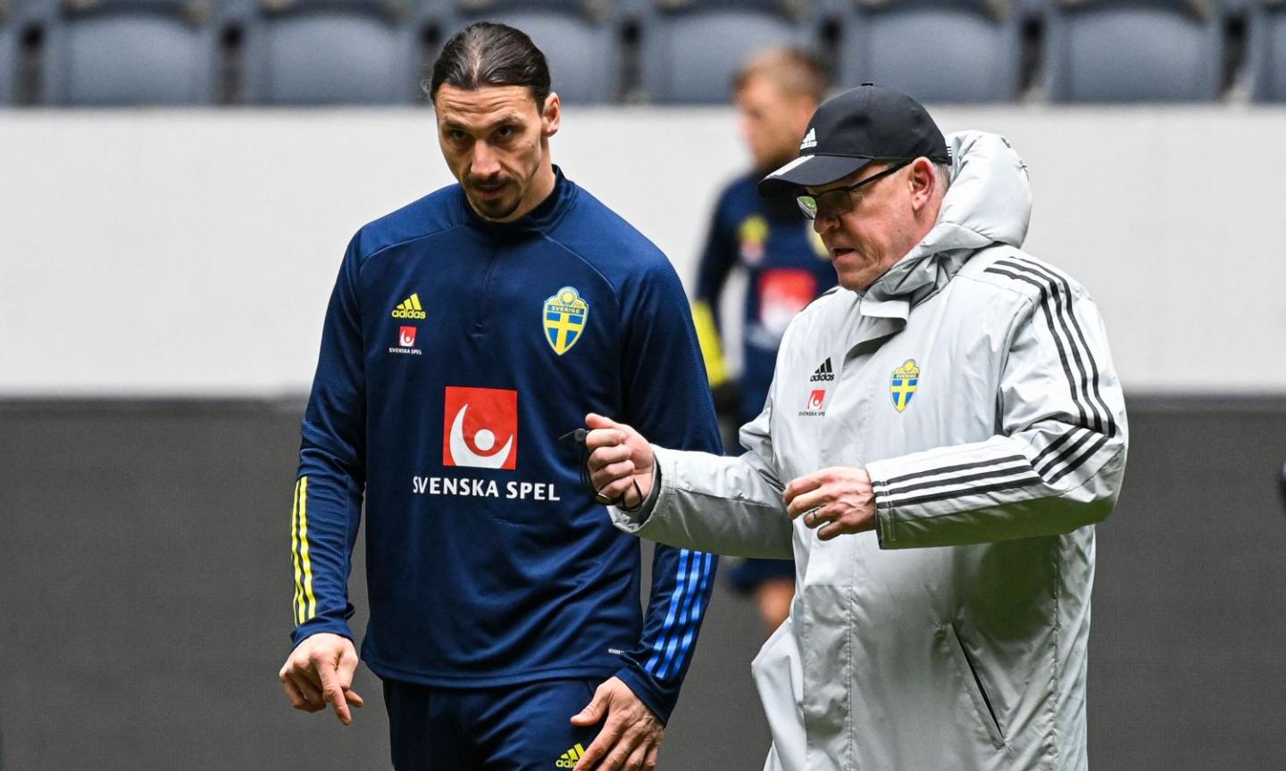 Ibrahimovic lascia l'allenamento della Svezia, il ct: 'Tutto concordato'. Domani sarà in panchina