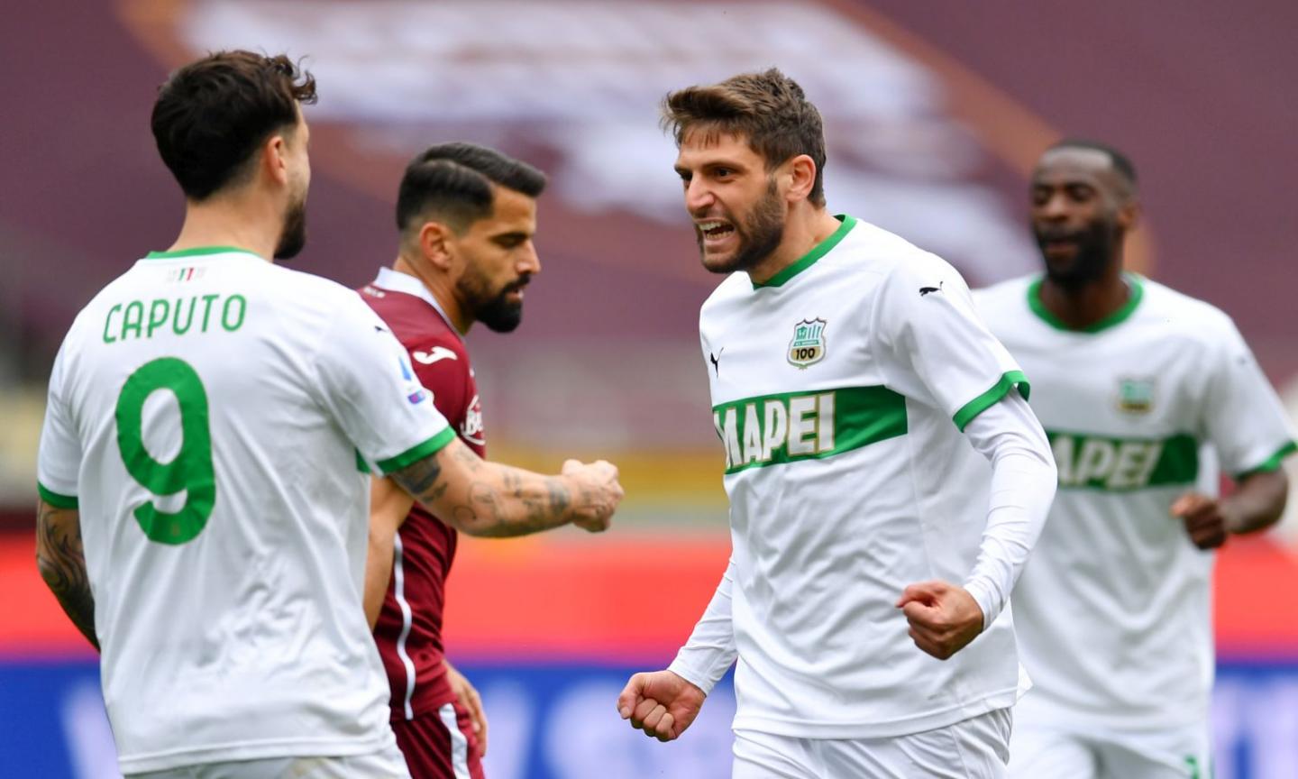 Sassuolo, le pagelle di CM: Berardi super, Rogerio distratto in difesa