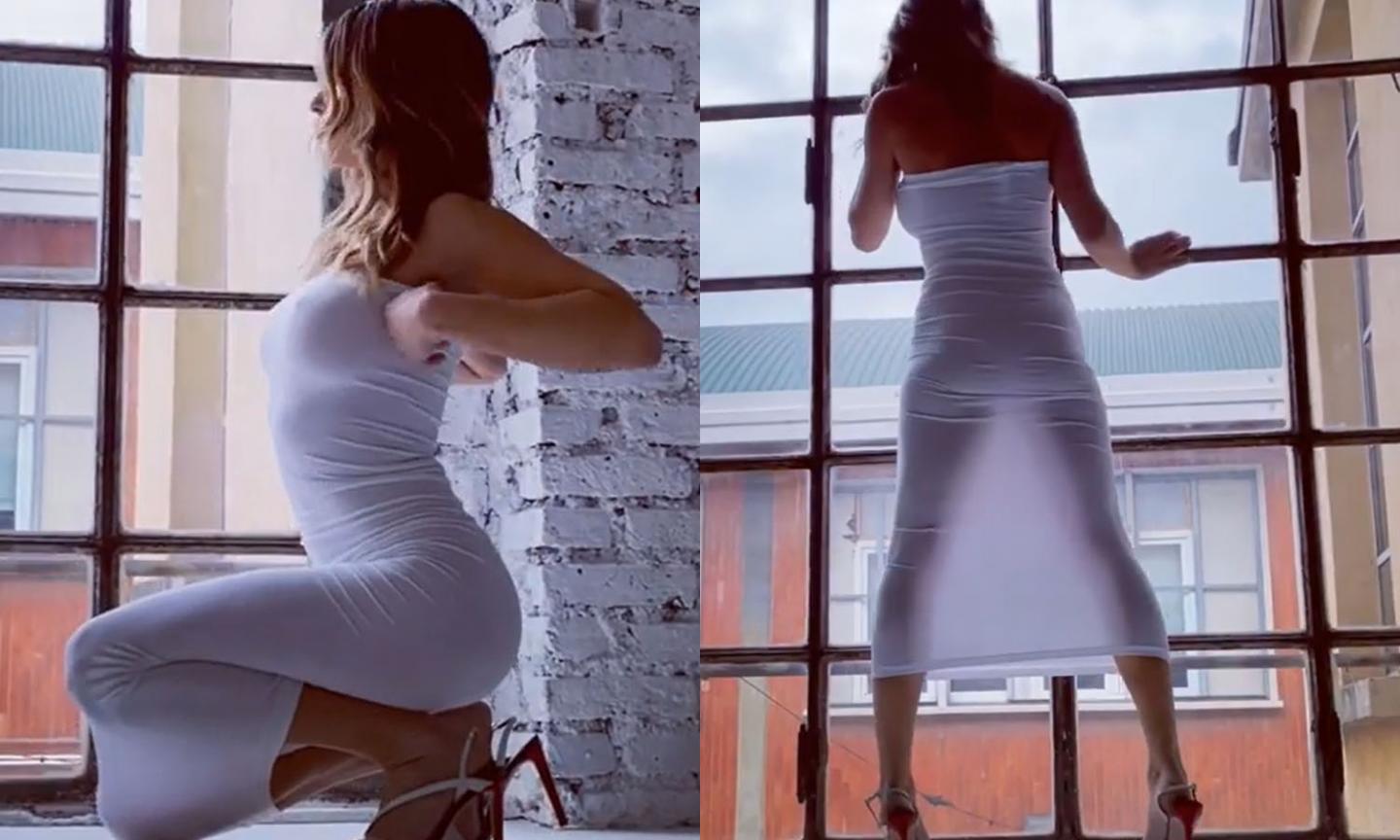 Elisabetta Canalis show: vestito bianco e trasparenze, è divina! FOTO e  VIDEO|Primapagina | Calciomercato.com