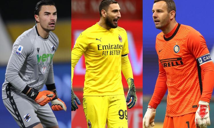 Serie A, top e flop dei portieri: Audero il migliore, poi Donnarumma. Handanovic 14°, incubo Sirigu e Roma