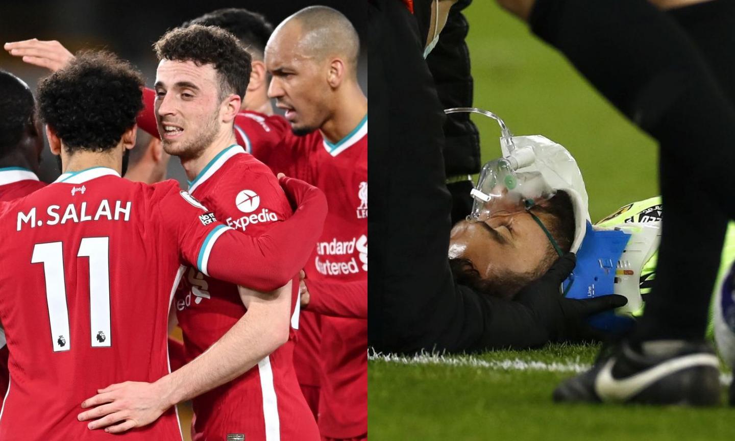 Premier, Diogo Jota prova a scacciare la crisi: il Liverpool batte i Wolves, è 6°. Ma che paura per Rui Patricio!