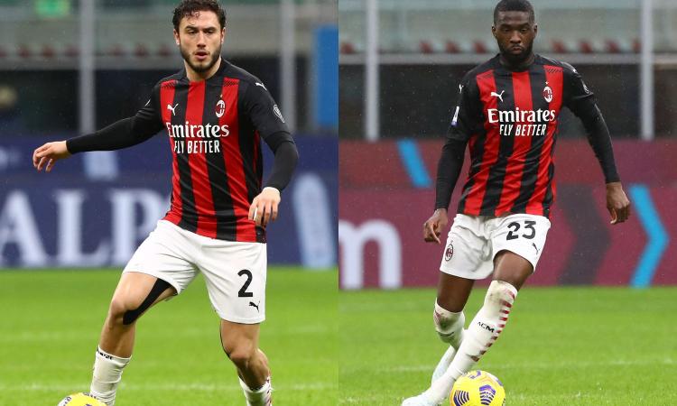 Milan, si fermano anche Calabria e Tomori: le condizioni e chi gioca con l'Udinese
