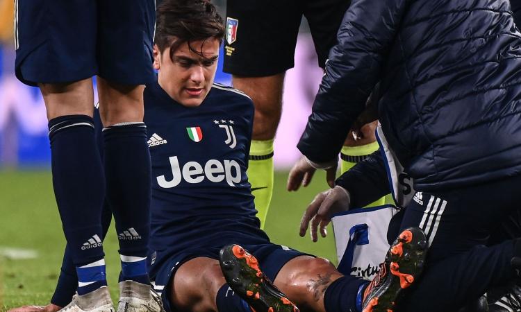 Juve, il caso Dybala: il ginocchio è guarito, ma il dolore c'è ancora. Torna dopo la sosta e saranno 3 mesi out