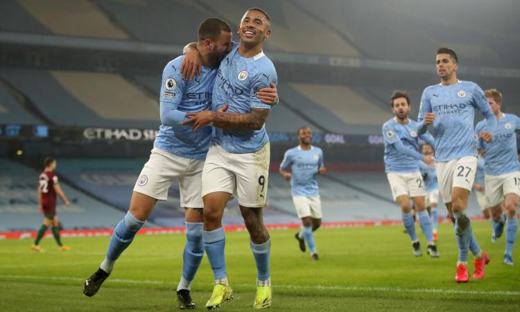 Premier League: il Manchester City sa solo vincere, 4-1 al Wolverhampton