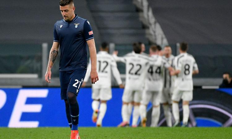 La pagella: la Lazio perde con la Juve, Milinkovic chiede il cambio. I campioni non fanno così, voto 4