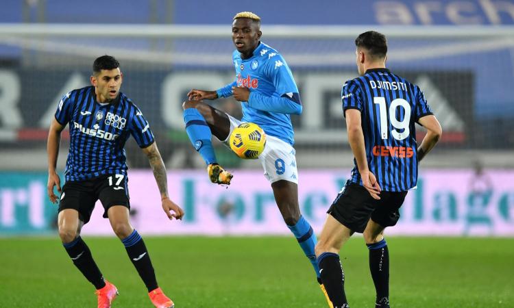 Napoli: Osimhen parzialmente in gruppo, terapie per Lozano e Petagna