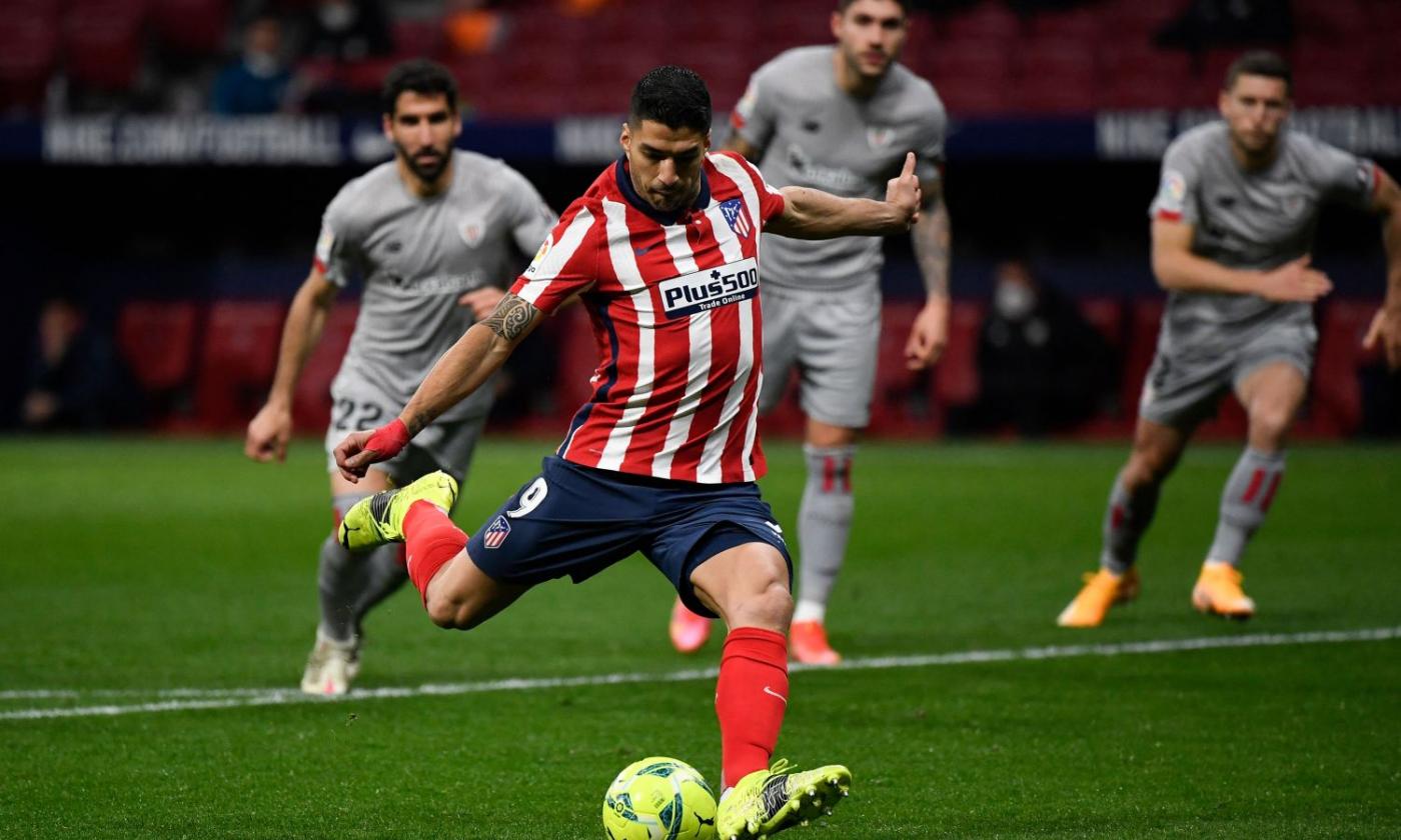 Liga: l'Atletico Madrid batte 2-1 l'Athletic Bilbao e torna a +6 sul Barcellona VIDEO