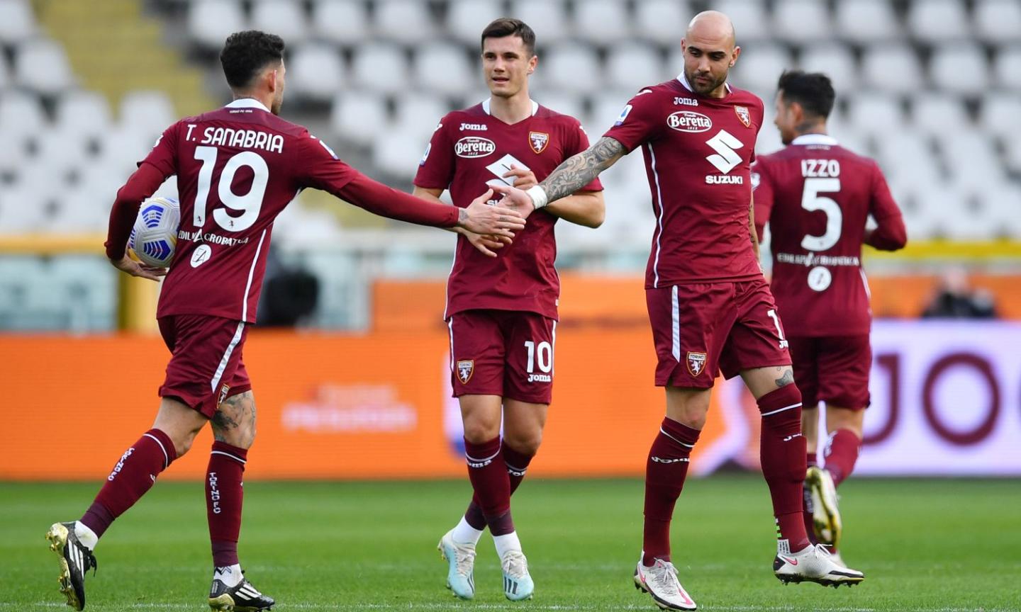 Torino-Sassuolo 3-2: il tabellino