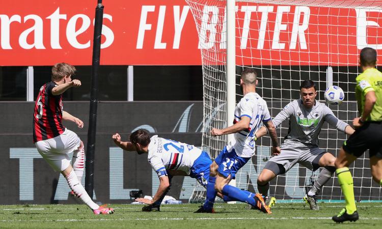 Hauge, un gol che può cambiare le gerarchie: sul futuro al Milan decide Maldini