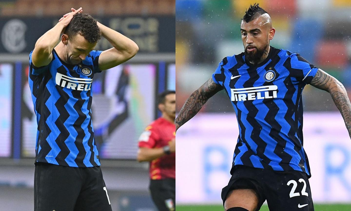 L'Inter perde i pezzi: niente Bologna per Perisic e Kolarov, a sorpresa c'è Vidal