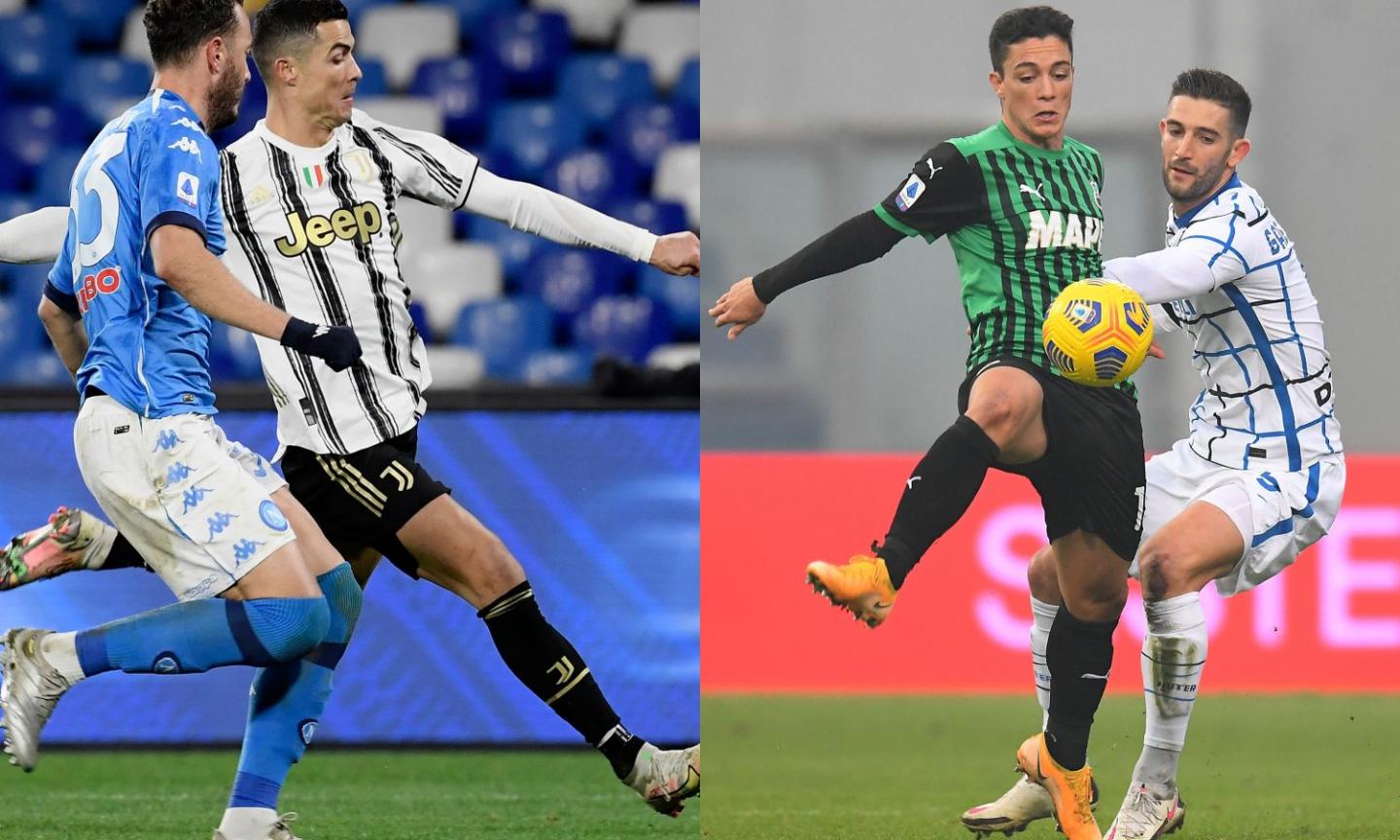 Serie A, Juve-Napoli e Inter-Sassuolo: le probabili formazioni e dove vederle in tv