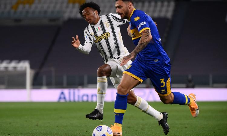 Juve, domani torna Cuadrado e rinnova
