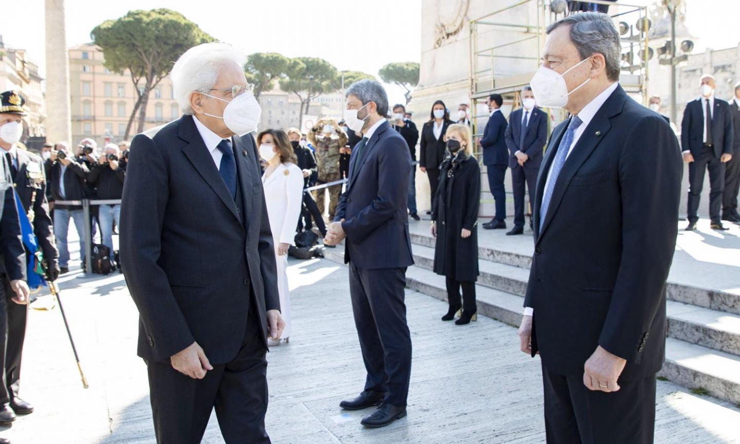 25 aprile, Draghi: 'Non tutti fummo brava gente, è immorale non scegliere. L'odio razzista non va tollerato'