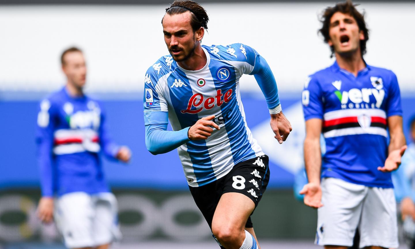 Sampdoria-Napoli 0-2: il tabellino