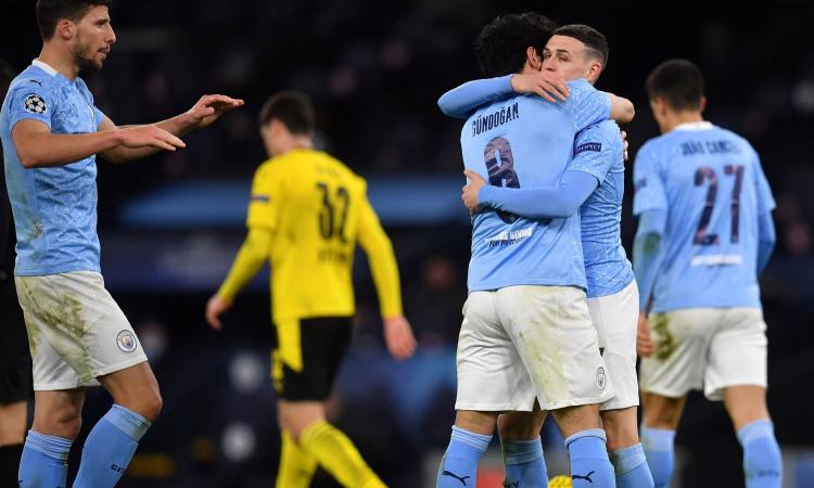 Foden scaccia gli incubi di Guardiola, il Manchester City piega il Dortmund solo nel finale: 2-1