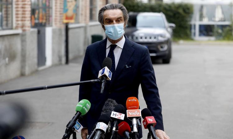 Maxischermo Milan, il Governatore Fontana: 'Mia proposta caduta nel vuoto, la guarderemo da casa' Maxischermo Milan, il Governatore Fontana: 'Mia proposta caduta nel vuoto, la guarderemo da casa'