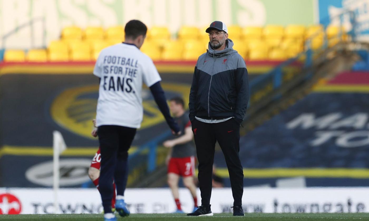 Leeds Liverpool Maglie Dei Giocatori Contro La Superlega