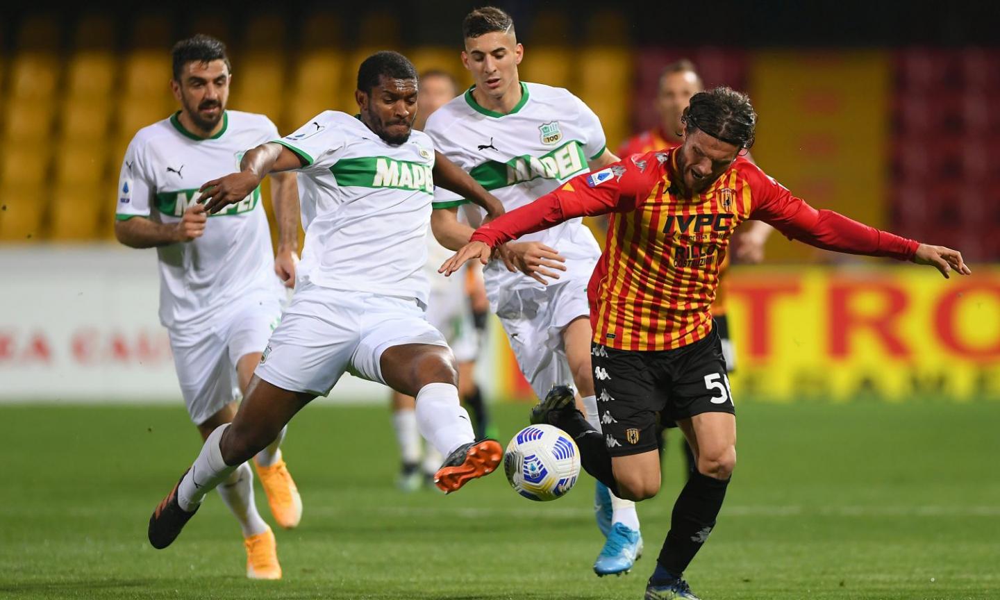 Benevento-Sassuolo 0-1: il tabellino