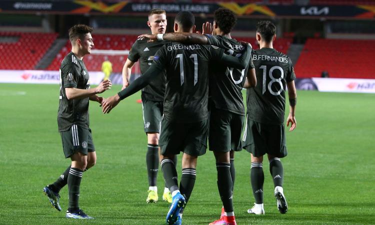 Europa League, l'andata dei quarti: il Man United vince 2-0, solo 1-1 per l'Arsenal. ll Villarreal passa a Zagabria